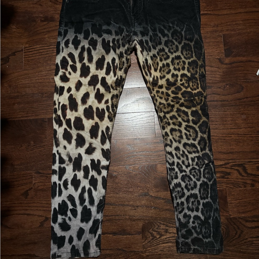R13 Leopard Ombre jeans - Picture 6 of 7